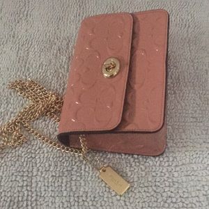 Pink authentic Coach crossbody